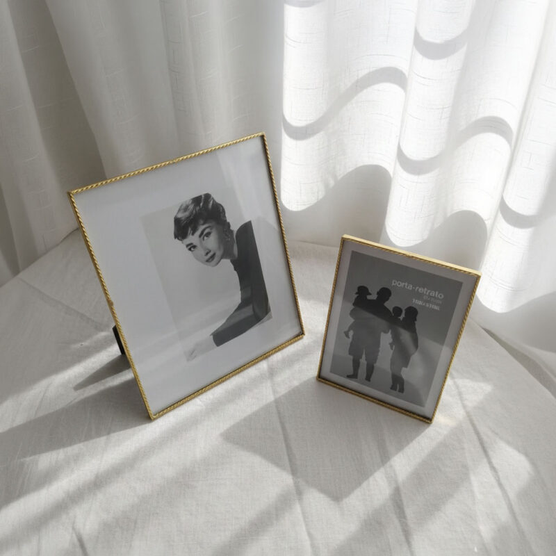 The Timeless Twist" Rectangular Glass Frame