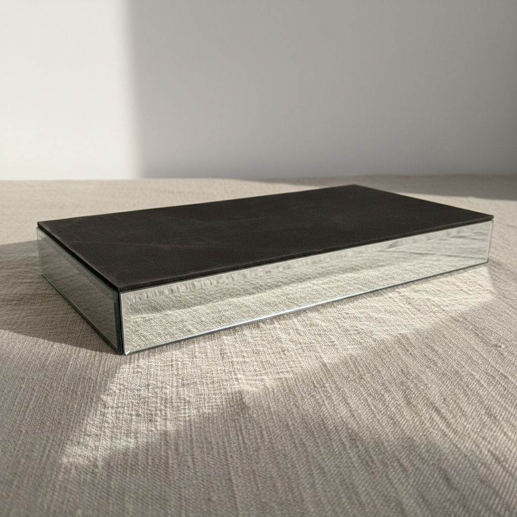 The Starlight" Mirrored Vanity Tray - Image 2