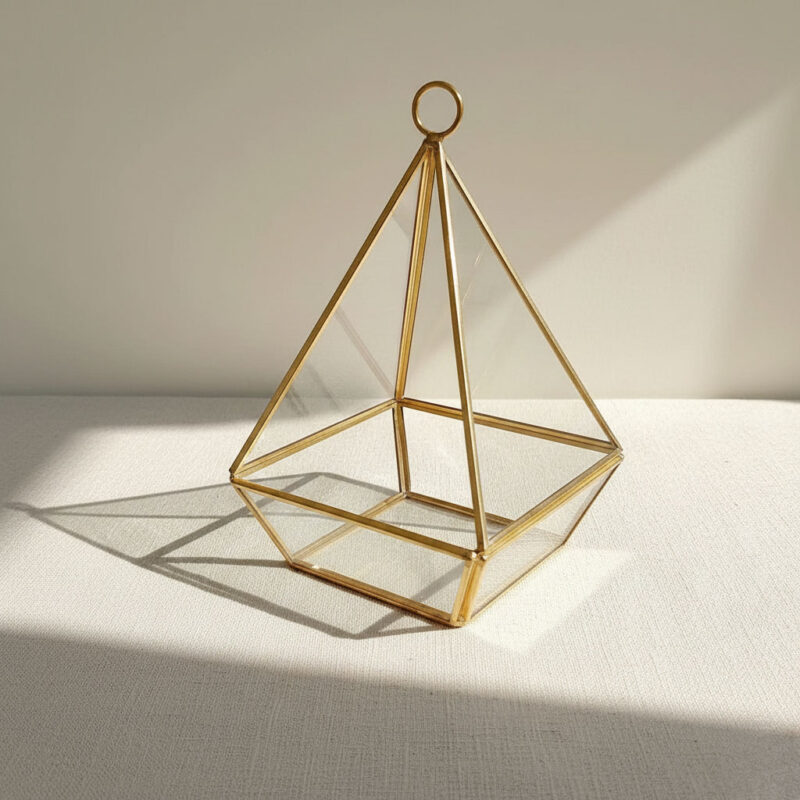 The Crystal Prism" Botanical Terrarium