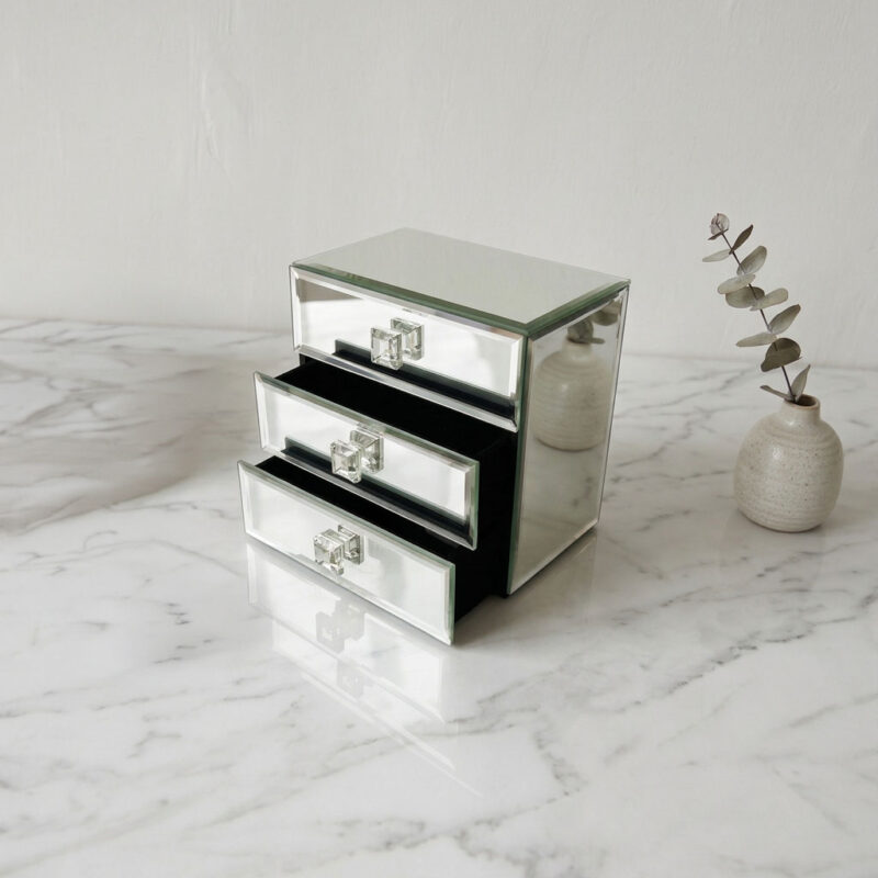 The Triple Reflect" Vanity Jewelry Chest